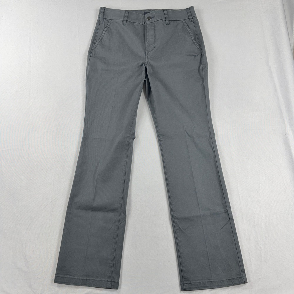 NYDJ‎ Trousers Gray Lift Tuck Technology Stretch Straight Leg Womens Size 10